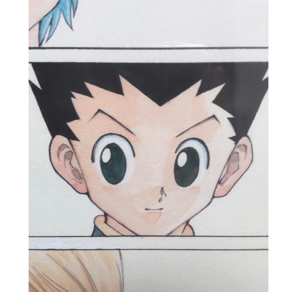 Yoshihiro Togashi - HUNTER×HUNTER High-Resolution Framed Reproduction Art Includes COA – Limited Edition from Yoshihiro #4.3