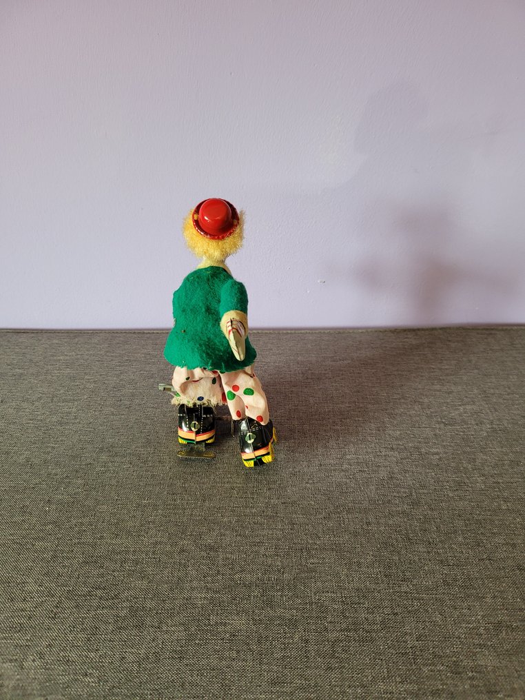 TPS - 锡制玩具 - Mechanical Clown On Roller Skates, Boxed - 1950-1960 - 日本 #3.2