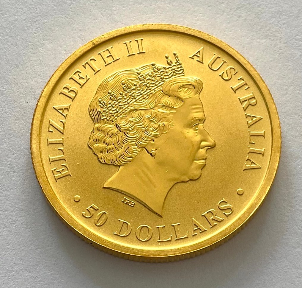 Αυστραλία. 50 Dollars 2011 - Australian Kangaroo, 1/2 Oz (.999) #1.0