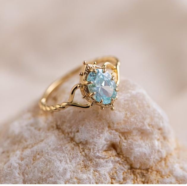 Senza prezzo di riserva - Anello di fidanzamento Argento -  2.00ct. tw. Topazio - Anello a fascia #3.2