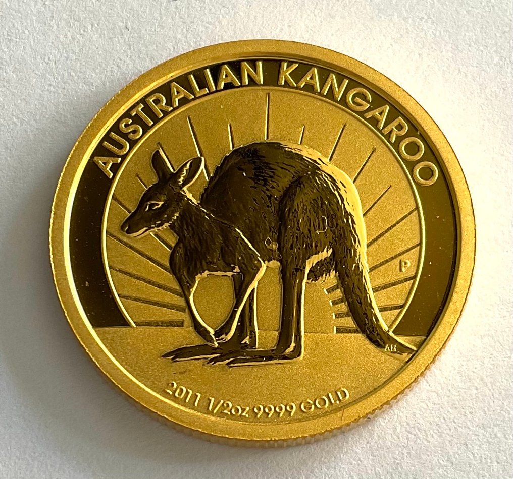 Αυστραλία. 50 Dollars 2011 - Australian Kangaroo, 1/2 Oz (.999) #2.1