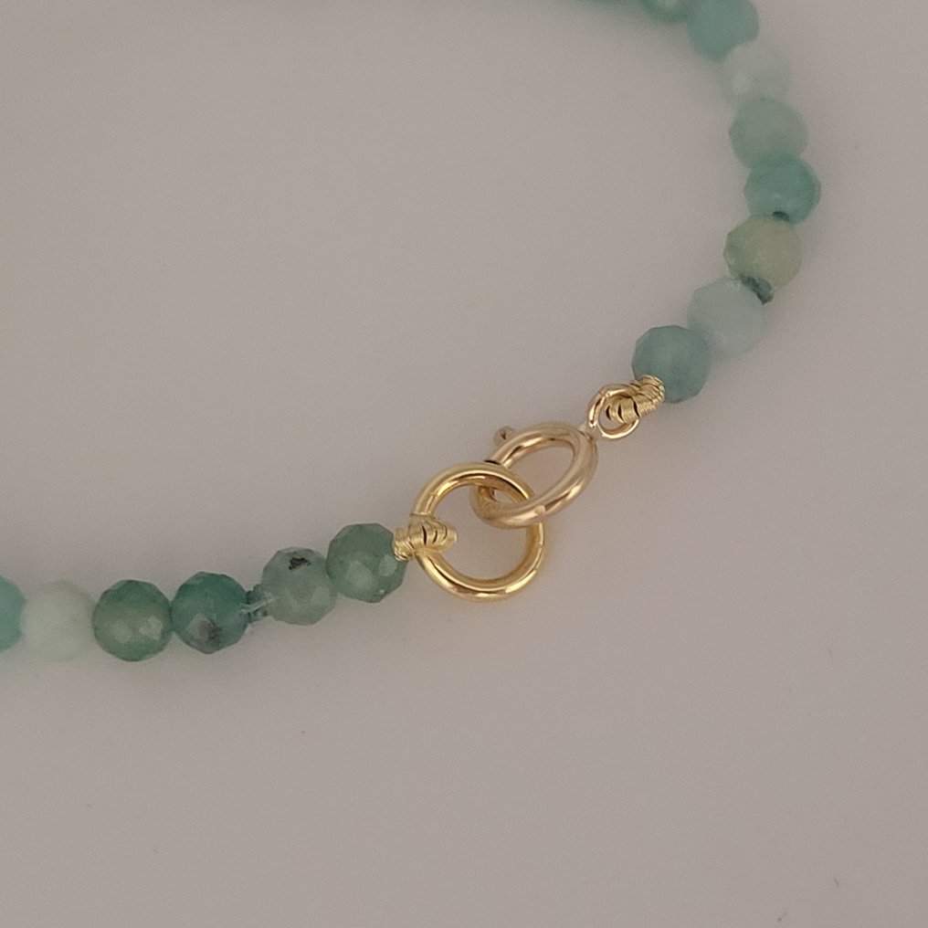 没有保留价 - 项链 - 18K包金 黄金 珍珠 - 祖母绿 - 翡翠 #2.1