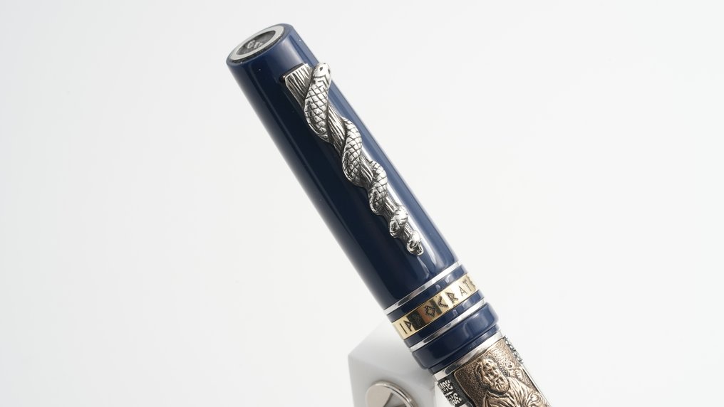 Marlen - Ippocrate Blu (dedicata al mondo della medicina) - Special edition in Resina e Argento - Vulpen #3.2