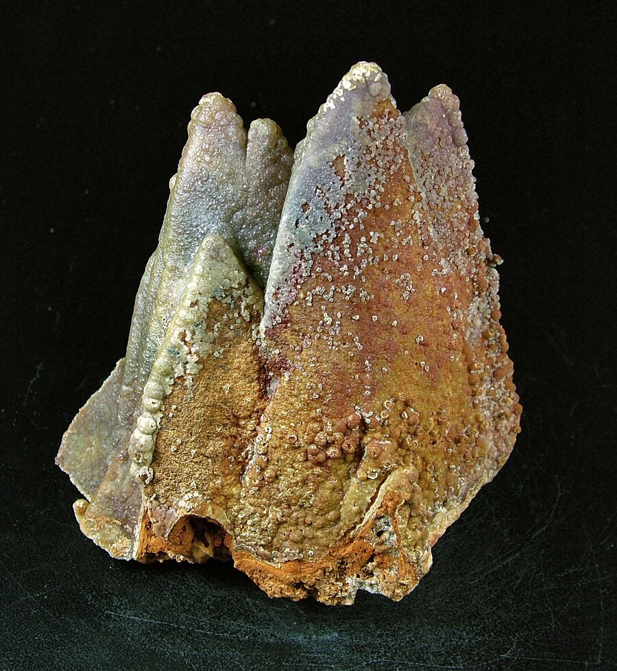 CW1731 Pseudomorfosi de smithsonit pe calcit Cluster de cristal - Înălțime: 108 mm - Lățime: 100 mm- 964 g - (1) #1.0