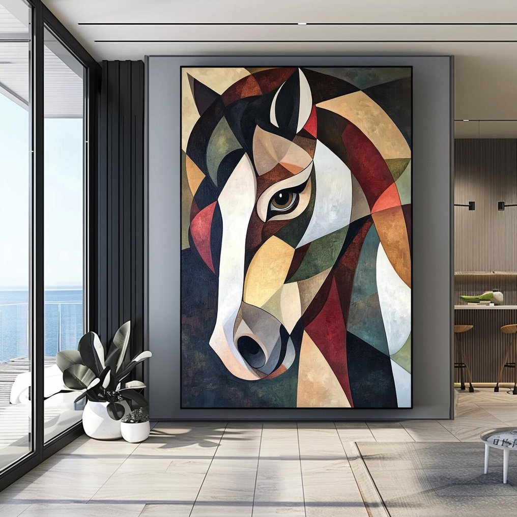 I_KONIQ - The Picasso's style horse #2.1