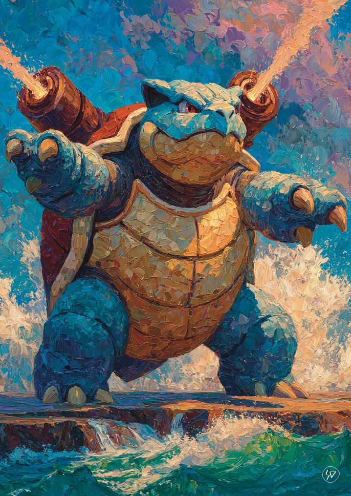 SDIMART 1996 - Blastoise Splash Limited Pokémon Edition - SDIMART 1996 #1.0