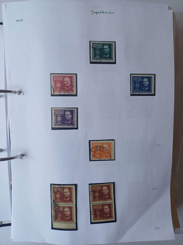 Yugoslavia 1944/1970 - Huge collection in the folder - Michel Nr. 451 - 1405 #3.2