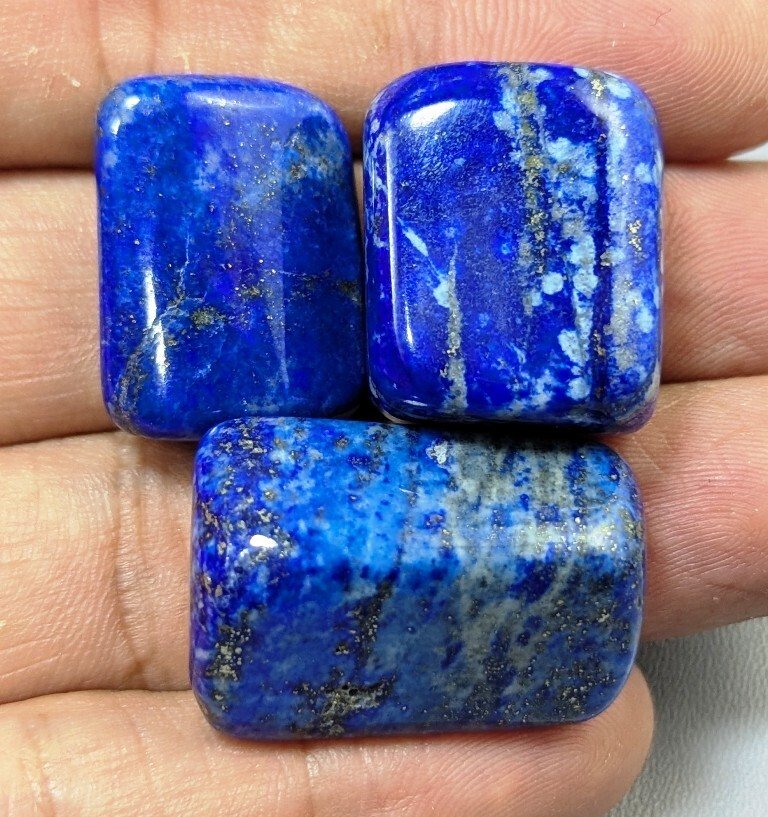 Natural Lapis Lazuli Nuggets - Height: 30 mm - Width: 20 mm- 1035 g - (146) #2.1