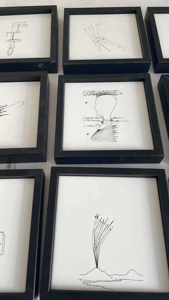  Tile (9) - Gio Ponti - Centolettere - 1990-2000  #1.0