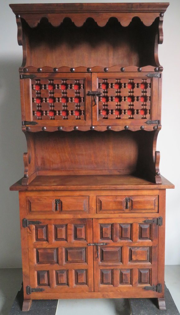 酒櫃 - 板栗木, 鑄鐵 - Portkast #1.0