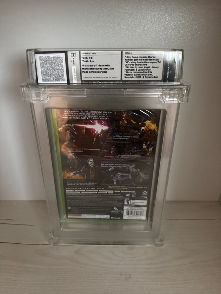 Microsoft - Xbox 360 - Mortal Kombat vs. DC Universe WATA 9,8 A++ sealed Grail - Βιντεοπαιχνίδια - Σφραγισμένο στην αρχική του συσκευασία #2.1