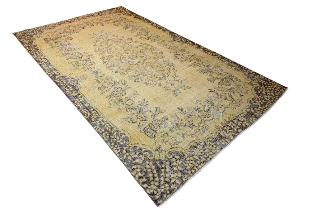 Χωρίς κράτηση! Κίτρινο vintage. - Χαλί - 295 cm - 175 cm - χωρίς επιφύλαξη! #2.1