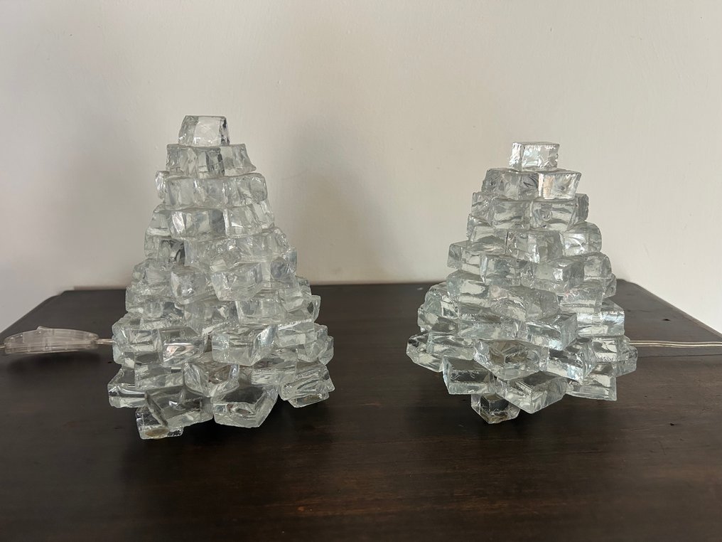 G. Coltella - G. Coltella - 雕塑, Alta Tensione e Ghiacciolino Blu - 25 cm - 水晶 #2.1