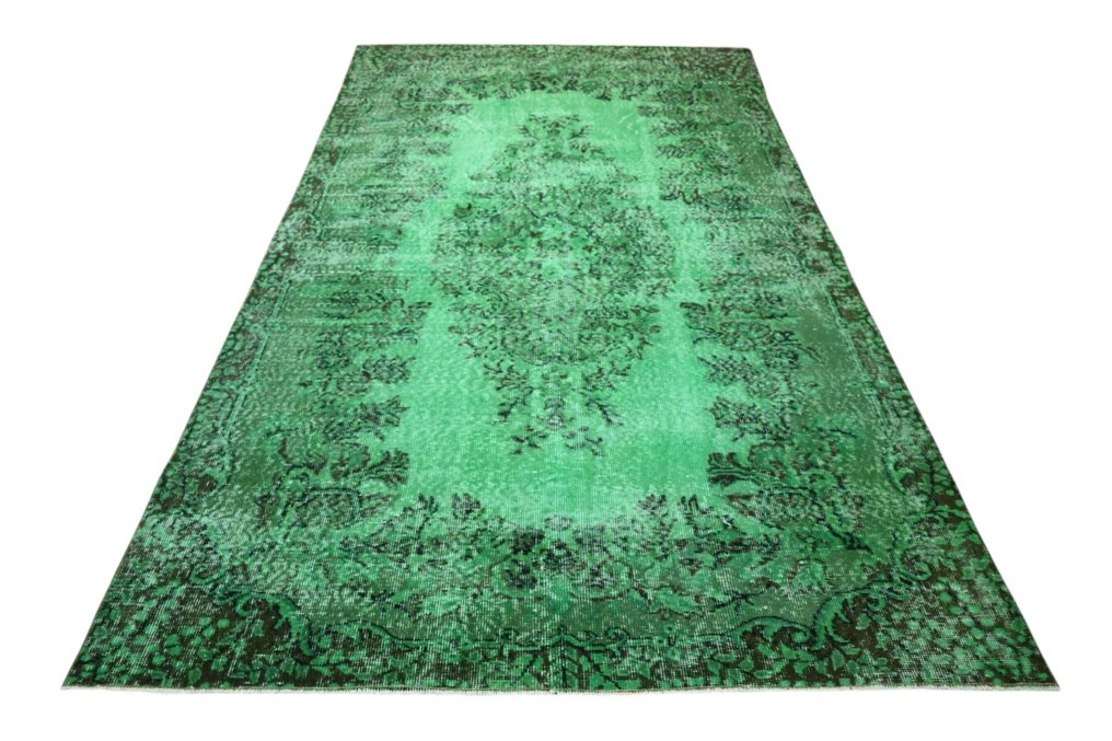 绿色复古 - 小地毯 - 285 cm - 170 cm - 带证书 #1.0