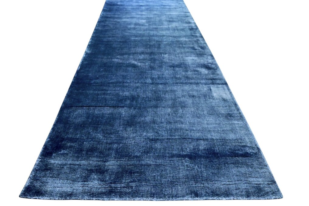 Soft blue Gabbeh - Runner - 220 cm - 75 cm - unused and very soft #1.0
