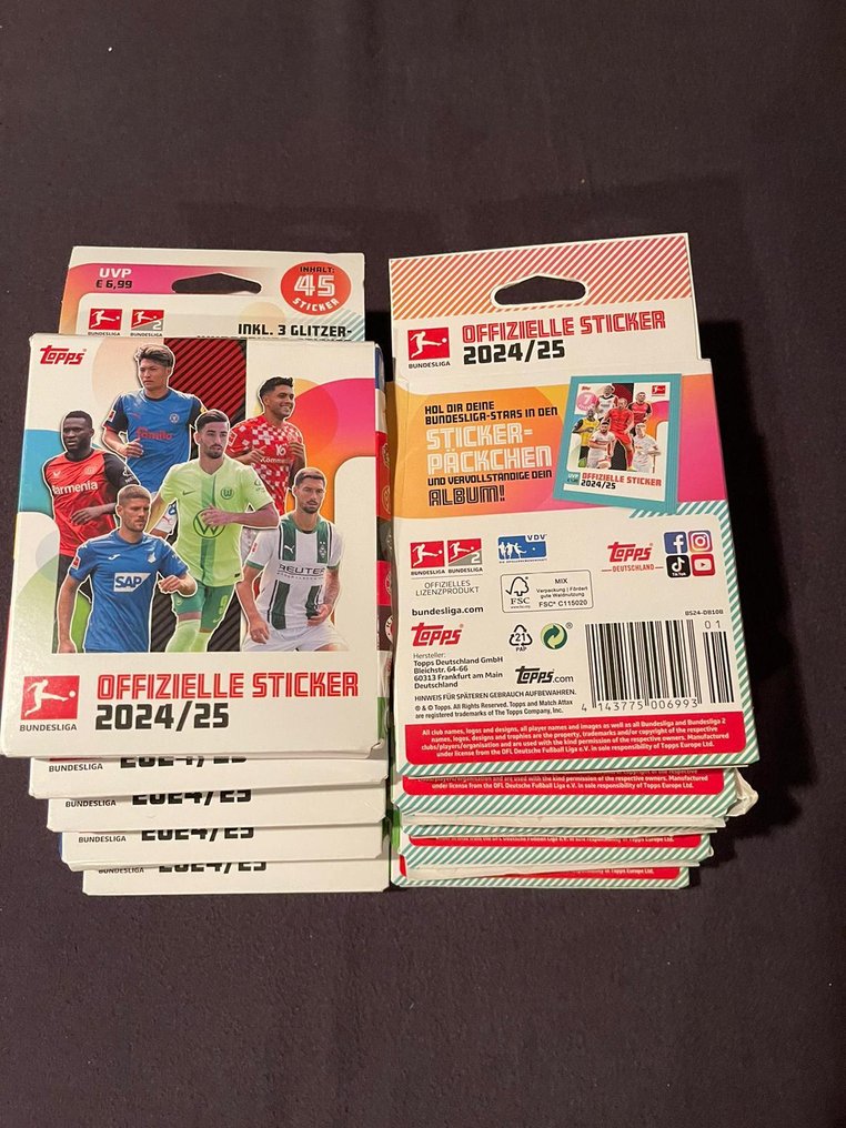 2024/25 Topps Bundesliga - 100 Booster pack - Lähes täydellinen (NM) #2.1