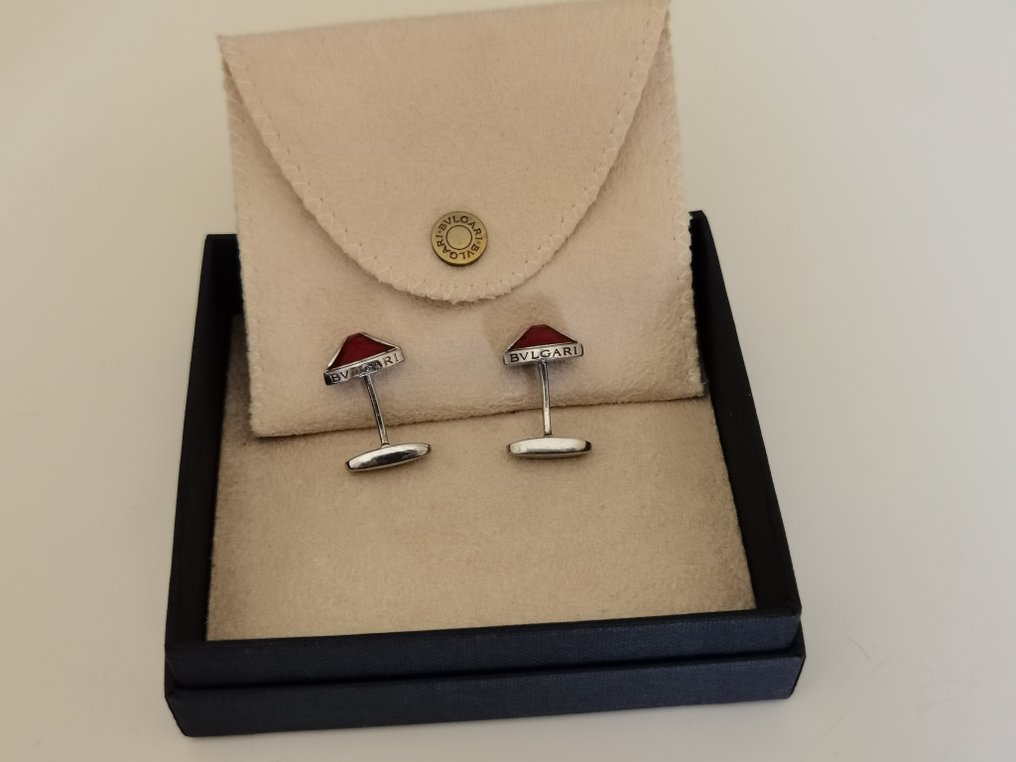 Bvlgari - Ασημί - Μανικετόκουμπα #1.0