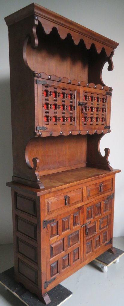酒櫃 - 板栗木, 鑄鐵 - Portkast #1.0