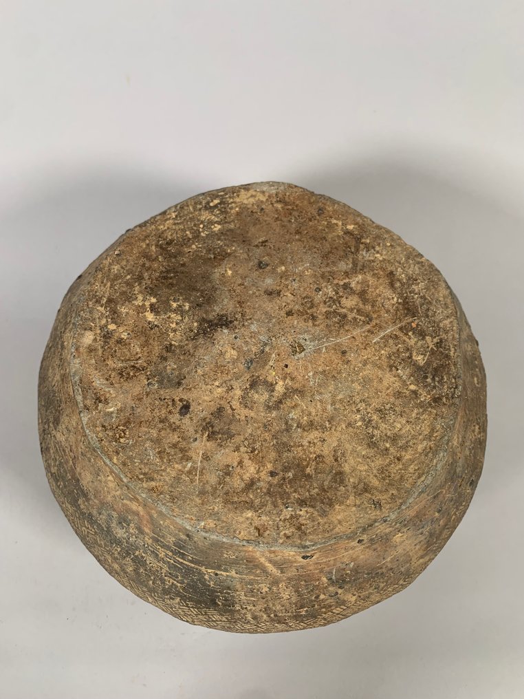 Chinois ancien, empire Han Terre cuite Jarre - 15 cm #2.1