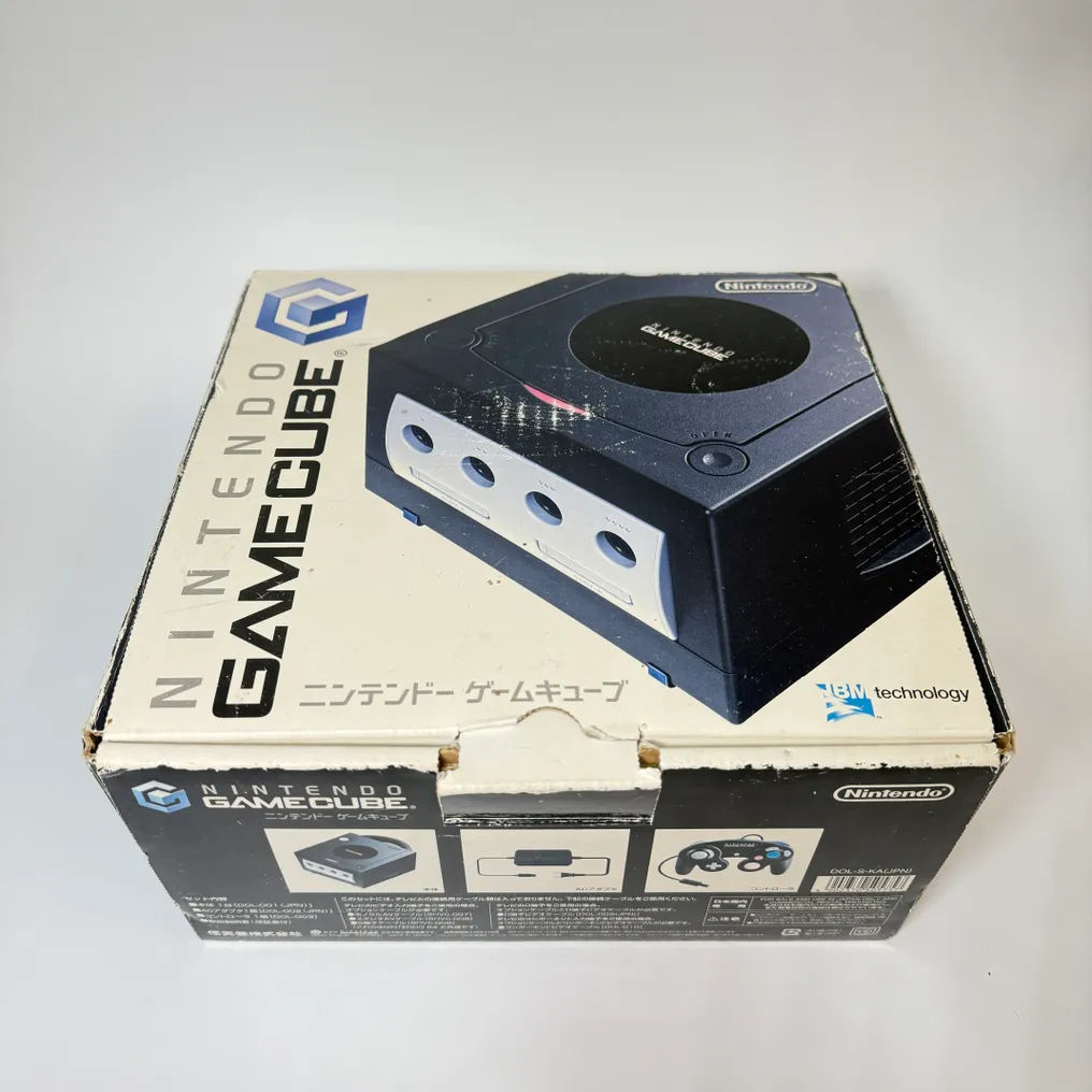 Nintendo - Gamecube - Nintendo GameCube Console - Black - Complete Set with Box & Mario Party 4 - 2001 - Video game console + games - In original box #1.0