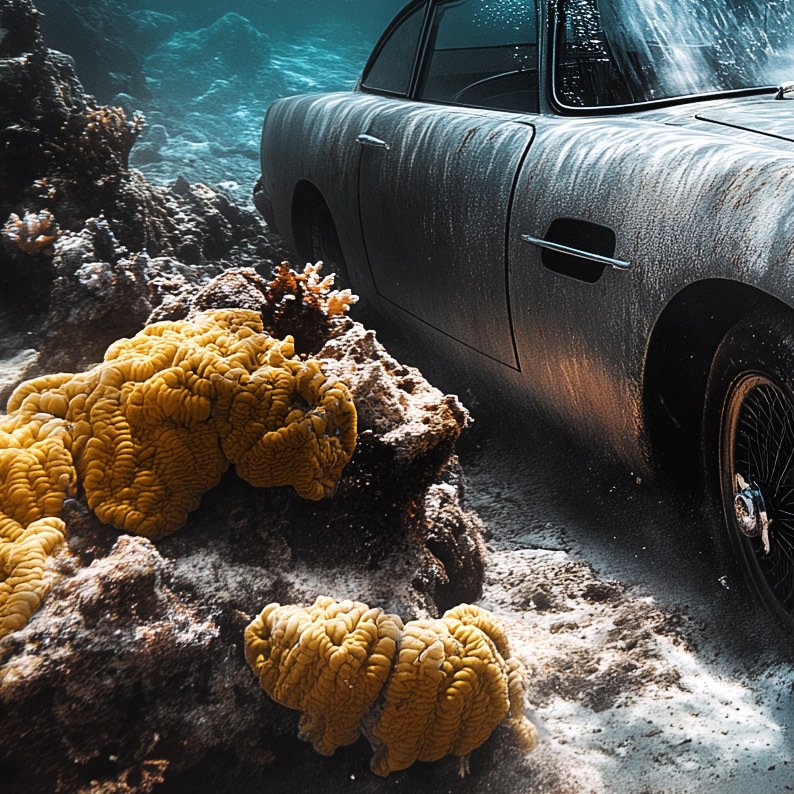 Artxlife - 007 Underwater Coral Reef Aston Martin DB5 [No Time To Die] [XXL] #3.2