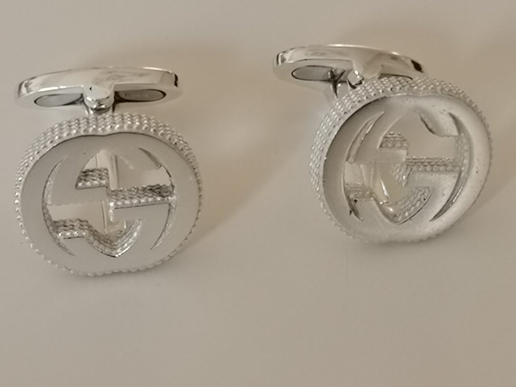 Gucci - 銀 - 袖口扣 #1.0