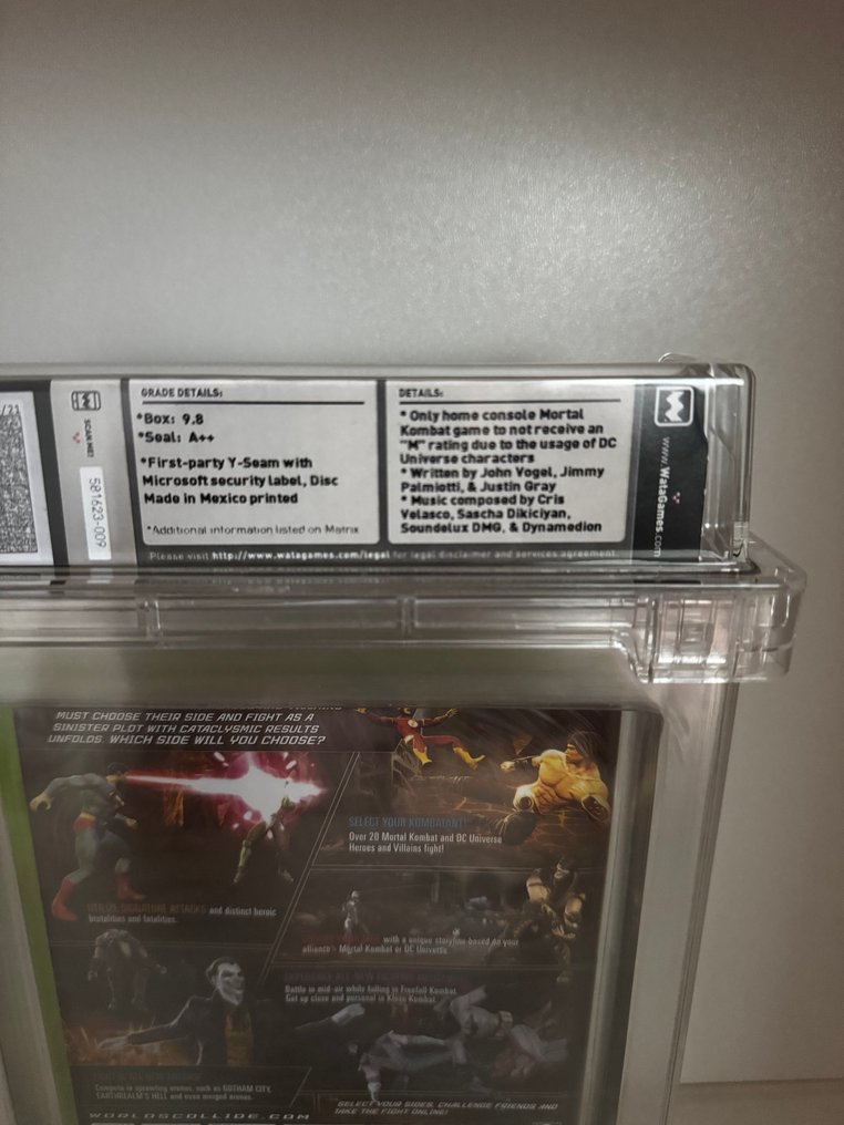 Microsoft - Xbox 360 - Mortal Kombat vs. DC Universe WATA 9,8 A++ sealed Grail - Βιντεοπαιχνίδια - Σφραγισμένο στην αρχική του συσκευασία #3.2