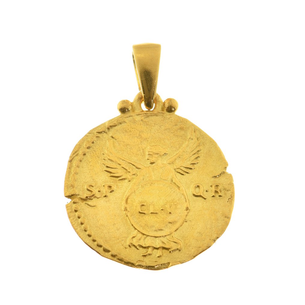 Pandantiv monedă - 18 ct. Aur galben #2.1