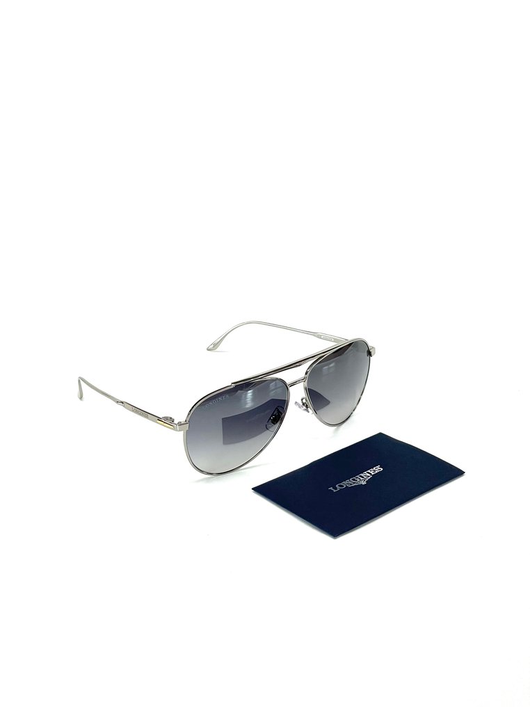 Other brand - LONGINES, LG0005-H/S 16C, Cat.:*3 Smoke Gradient ZEISS lenses, Palladium White Gold Plated, *New - Γυαλιά ηλίου #4.3