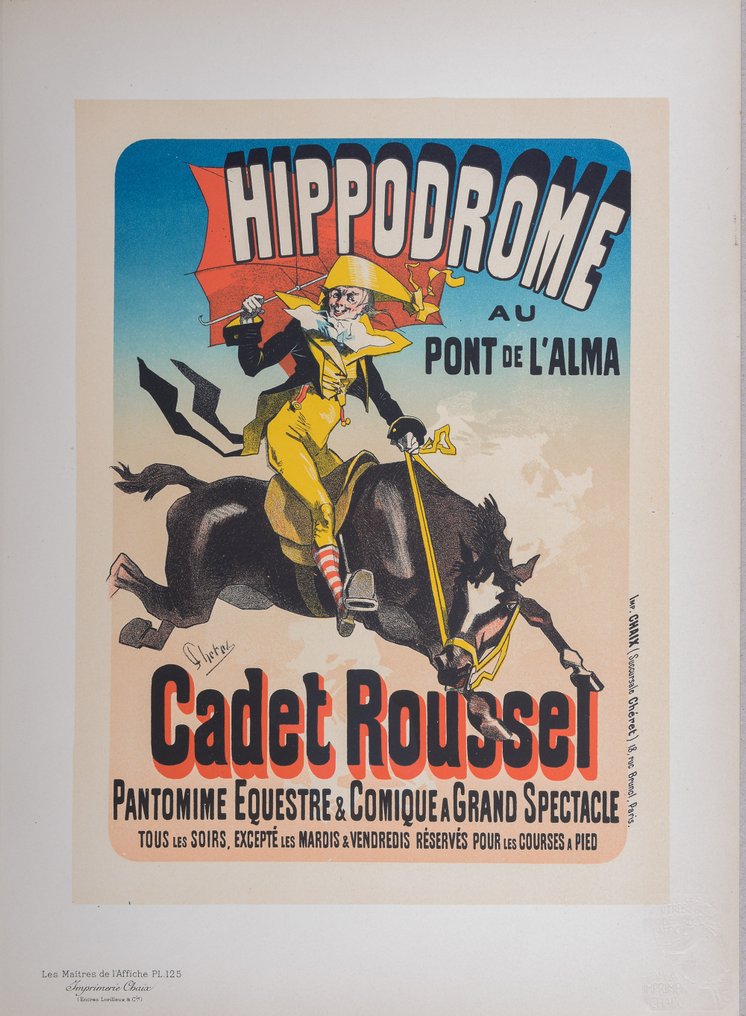 Jules Chéret (1836-1932) - Les Maîtres de l'Affiche : Hippodrome Cadet Roussel #1.0