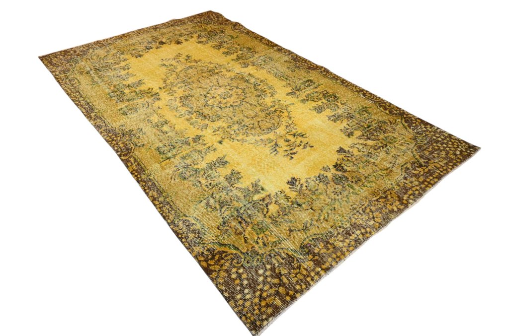黄色复古 - 小地毯 - 285 cm - 170 cm - 附有证书 #3.2