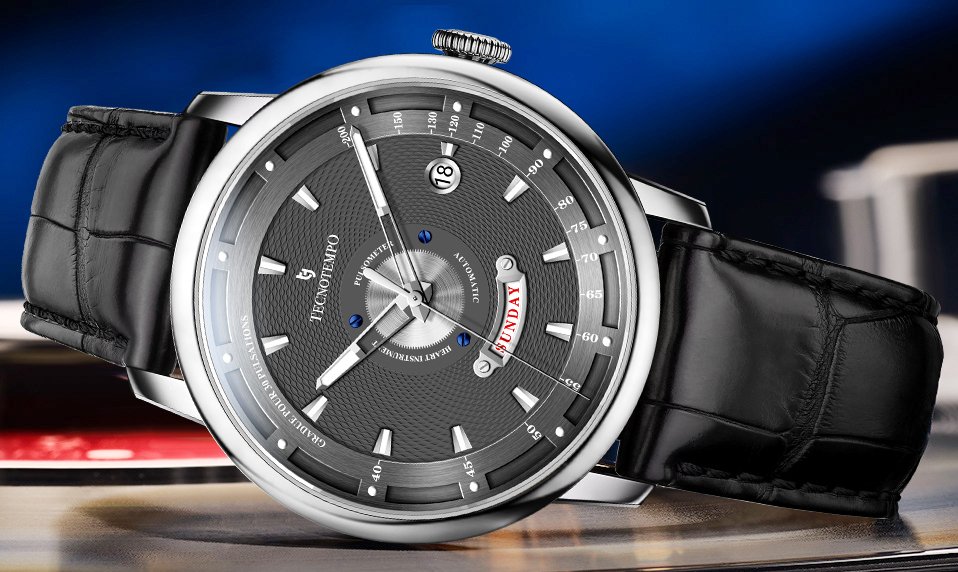 Tecnotempo - Automatic - Pulsometer "Gradue Pour 30 Pulsations" - TT.50PS.B - Hombre - Posterior a 2020  #2.1