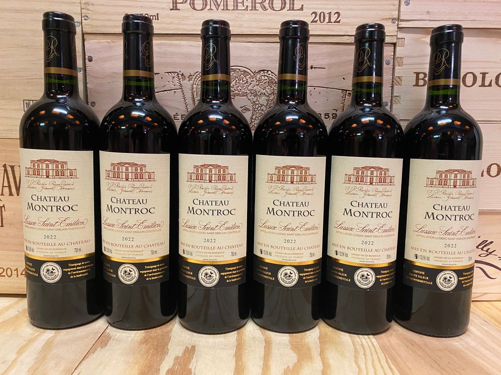 2022 Chateau Montroc Lussac-Saint-emilion - Saint-Émilion - 6 Bottles (0.75L) #4.3