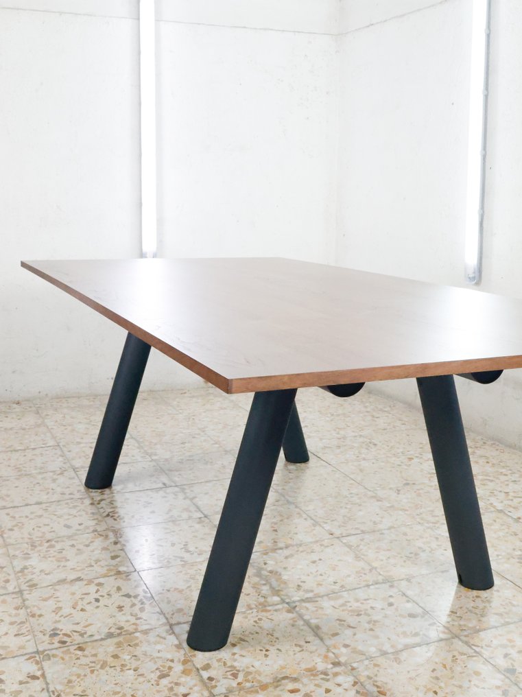 Hay - Stefan Diez - Mesa - Boa Table - Alumínio, Nogueira - 220x110cm #3.2