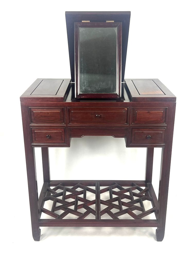 Chinoiserie - Coiffeuse - Lemn - masă de toaletă #1.0