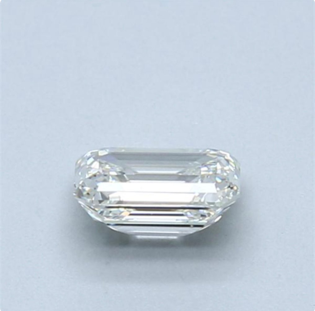 1 pcs Diamant  (Natürlich)  - 0.58 ct - Smaragd - I - VVS1 - Gemological Institute of America (GIA) #3.2
