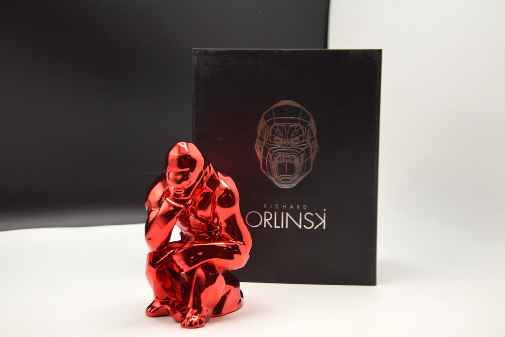Richard Orlinski (1966) - Kong Penseur Spirit (Red Edition) #1.0