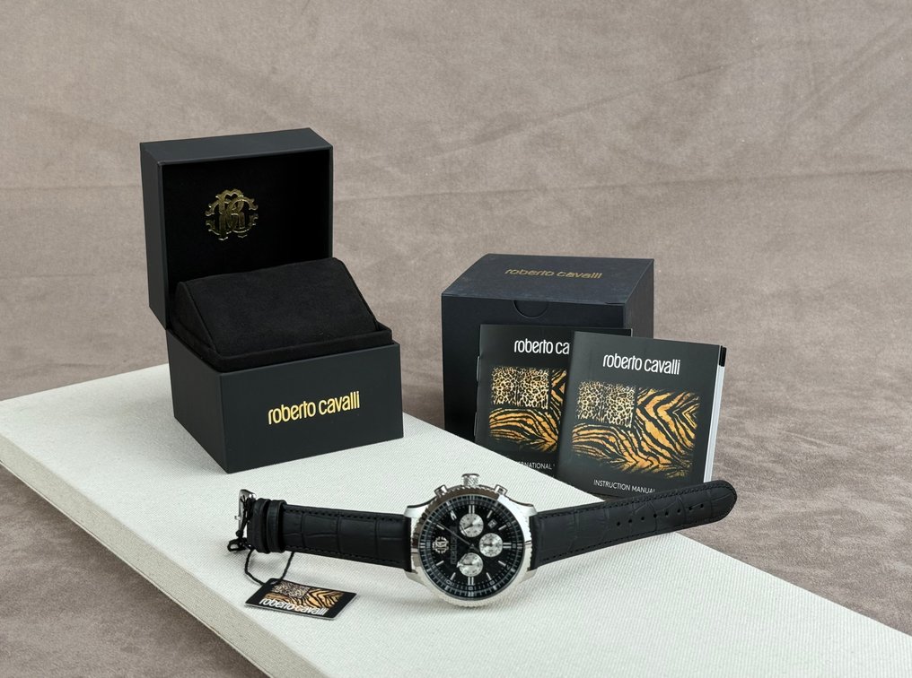 Roberto Cavalli - Chronograph Date - Sin precio de reserva - RC5G127L0025 - Hombre - Posterior a 2020 #4.3