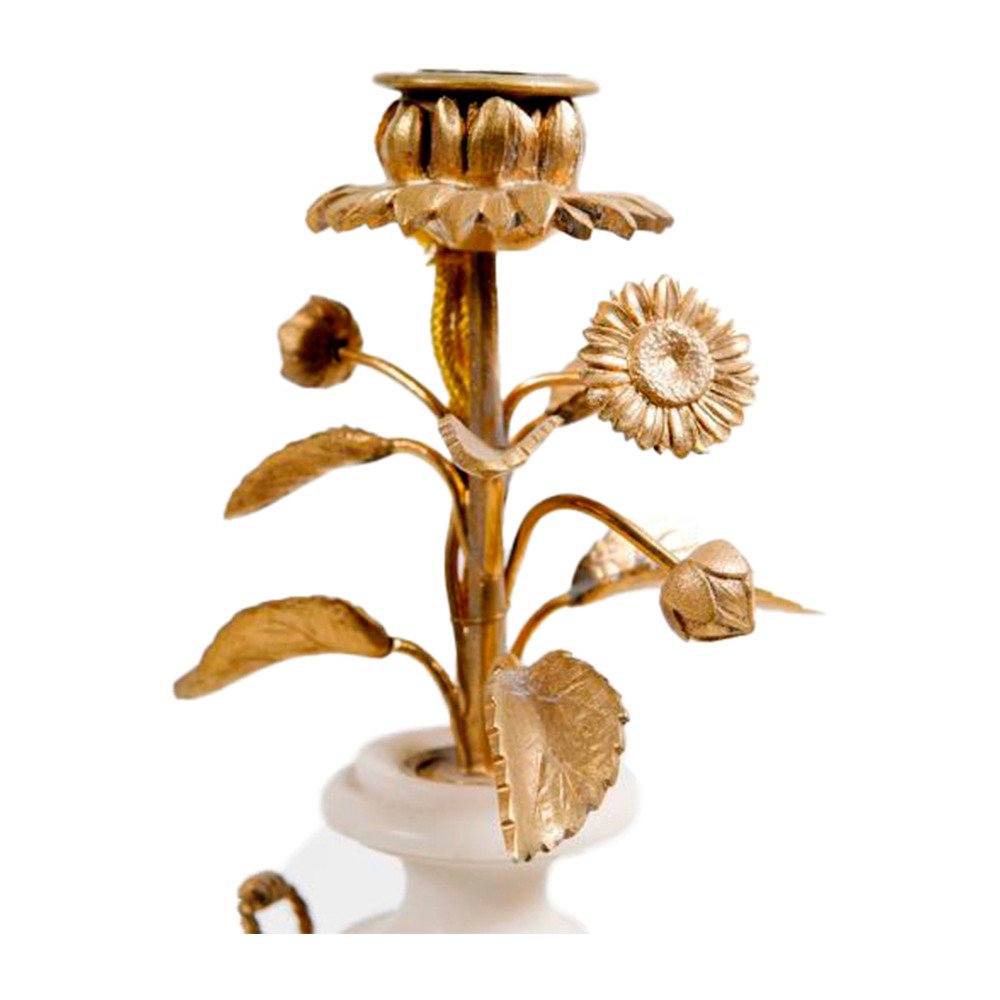 Candeeiro de mesa (2) - Mármore, Metal #3.2