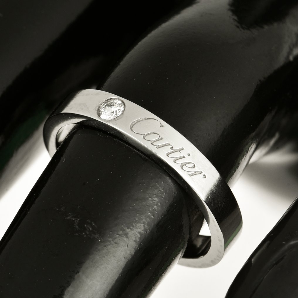 Cartier - 戒指 白金 钻石 (天然)  #1.0