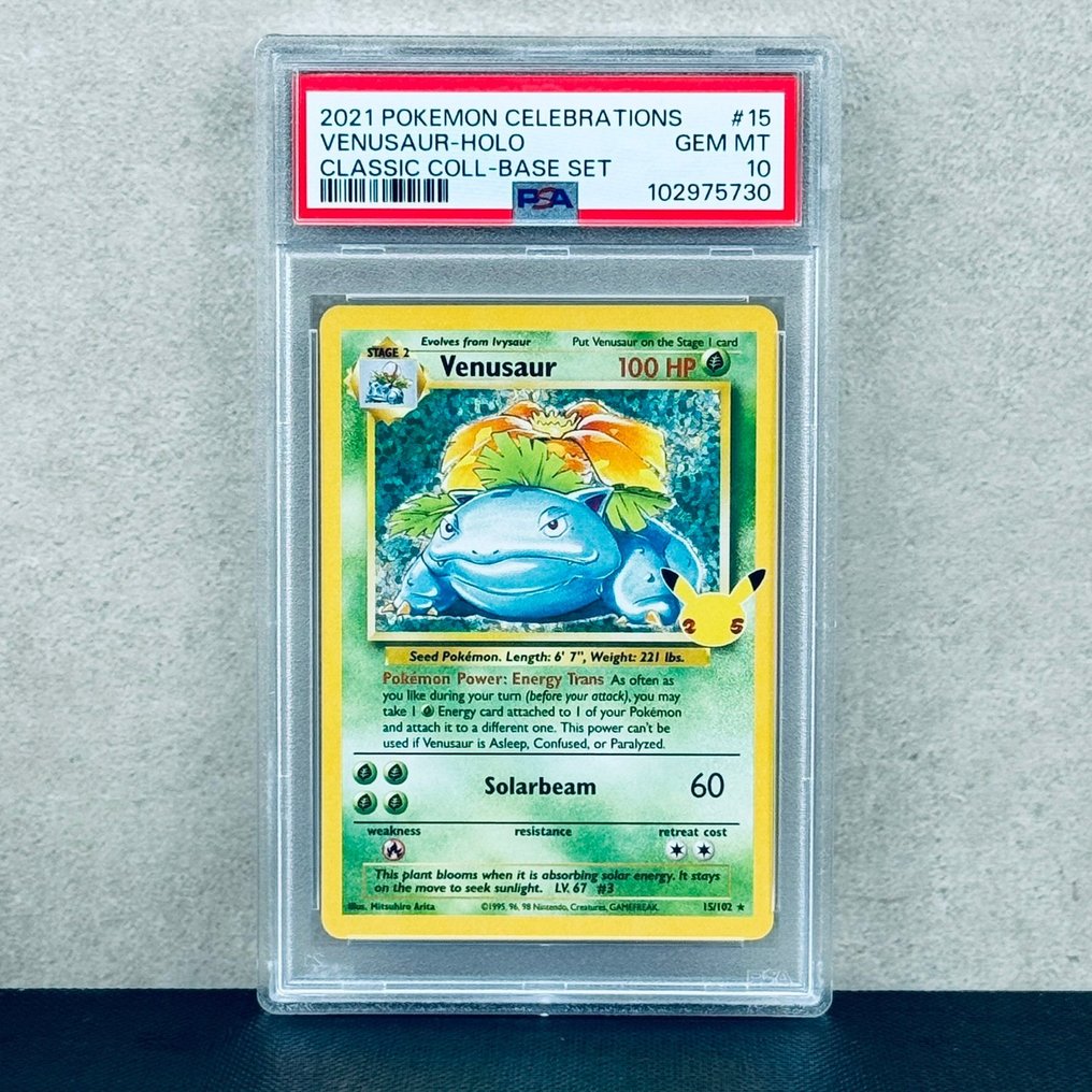Pokémon Graded card - Celebrations Set: Venusaur Holo #15 + Charizard Holo #4 + Blastoise Holo #2 - Pokémon - PSA 10 #2.1