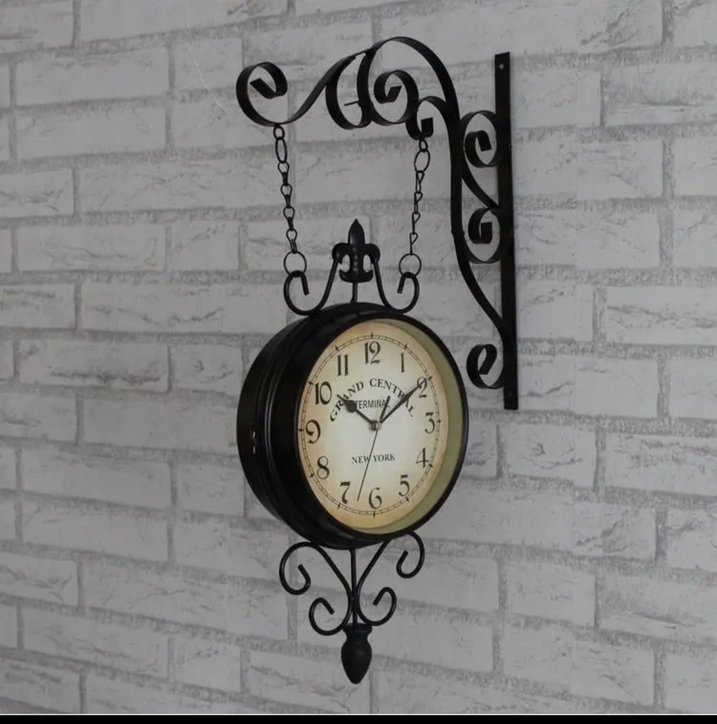 Wanduhr - Retro nostalgic wall clock - - Eisen - kürzlich - Retro nostalgische Wanduhr #1.0