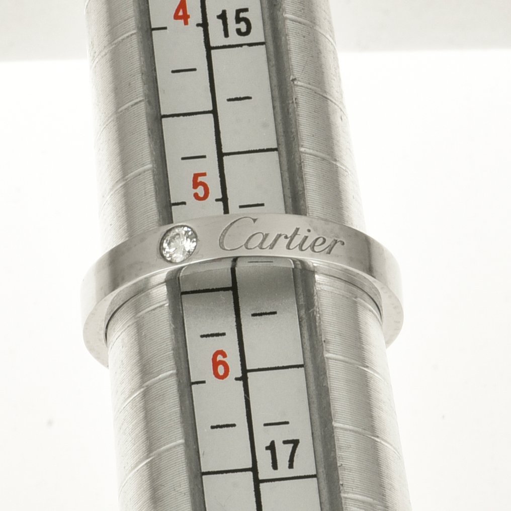Cartier - 戒指 白金 钻石 (天然)  #4.3