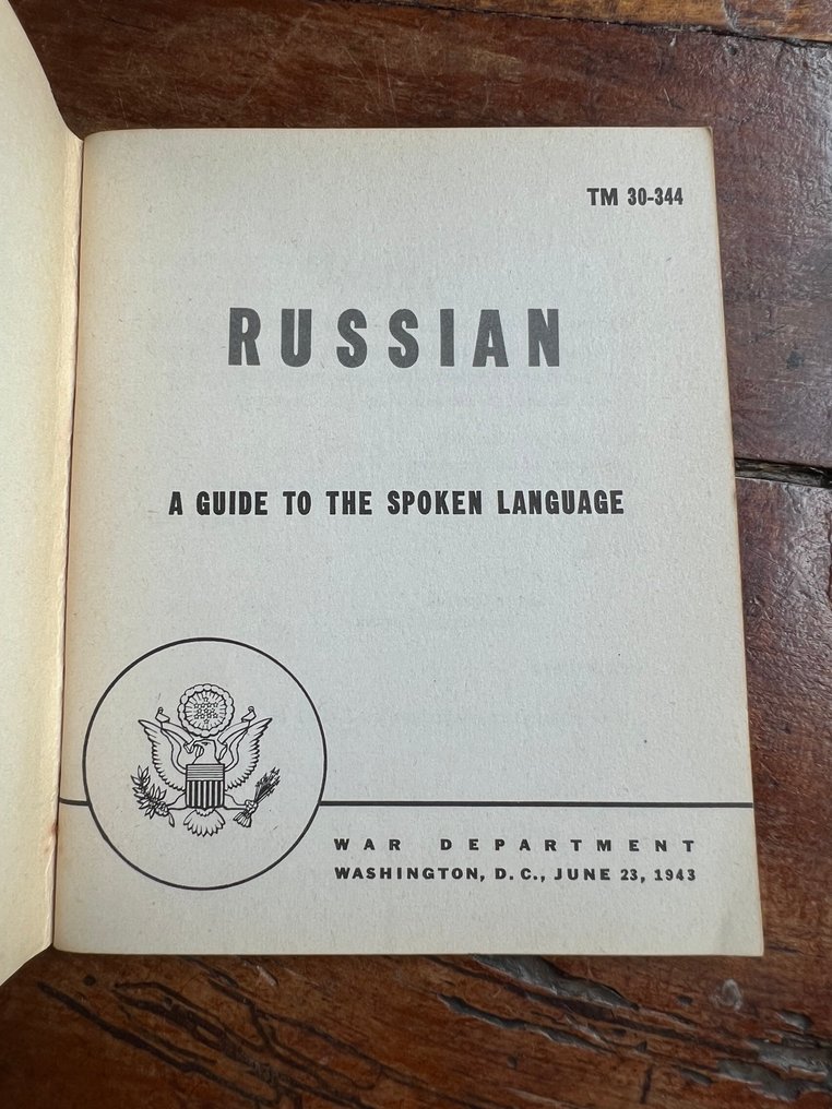 US Army Soldiers Russian Language Guide - Infantry - Army - POW - Red Army - Funny cartoons - 1943 #3.2