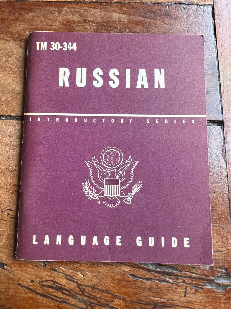 US Army Soldiers Russian Language Guide - Infantry - Army - POW - Red Army - Funny cartoons - 1943 #1.0