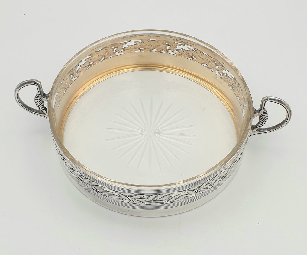 WMF / Geislingen - Centrepiece  - Silverplated, Glass #1.0