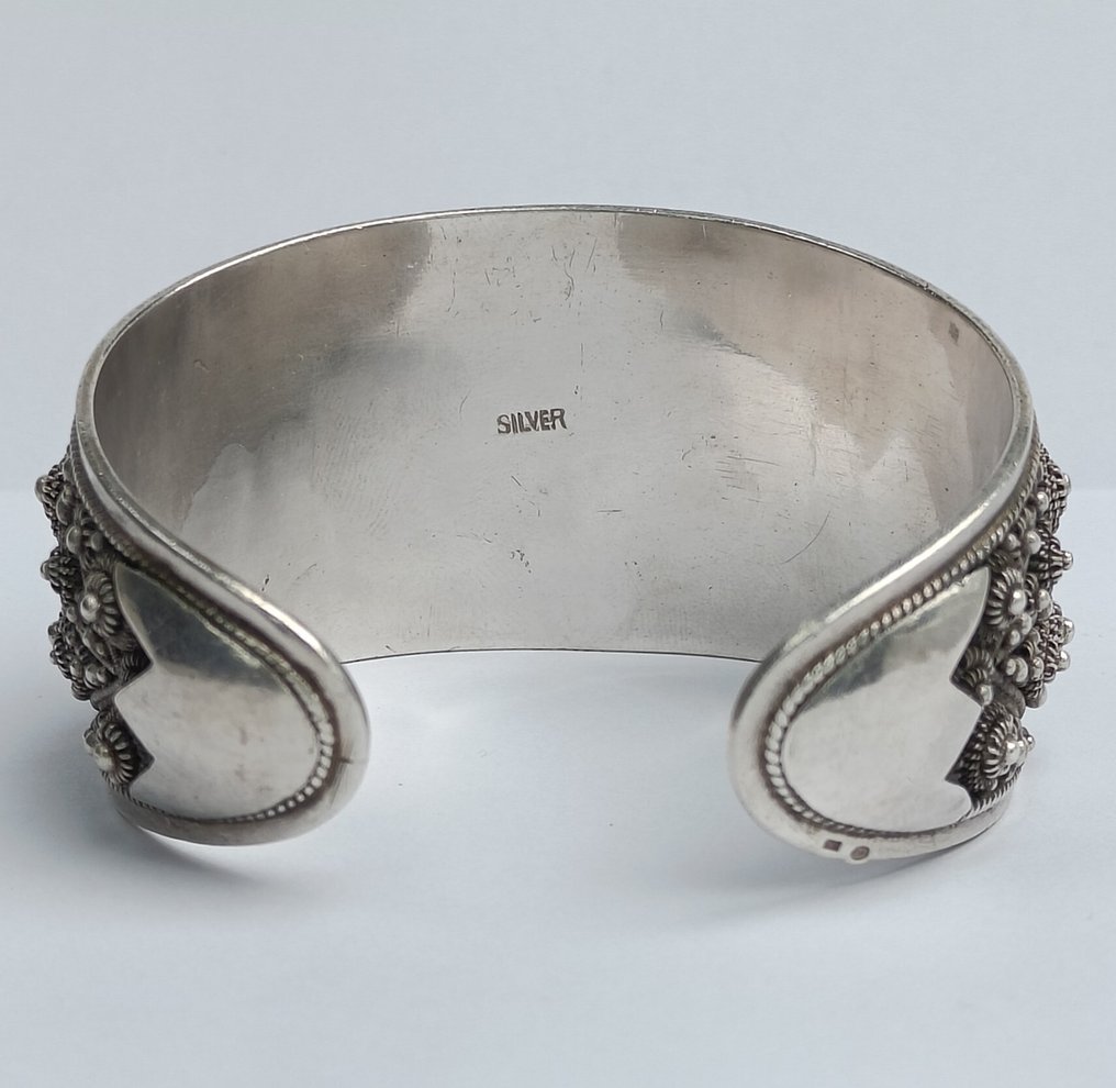 Cuff-armbånd - Sølv - Indonesien - 20. århundrede #4.3