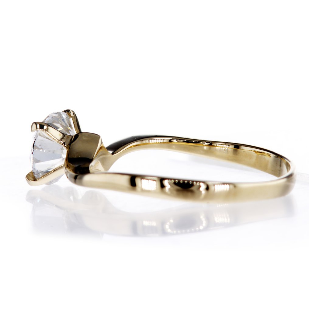 χωρίς τιμή ασφαλείας - Δαχτυλίδι αρραβώνων - 14 καράτια Κίτρινο χρυσό - 1.01ct. tw. Διαμάντι (Φυσικό) #2.1