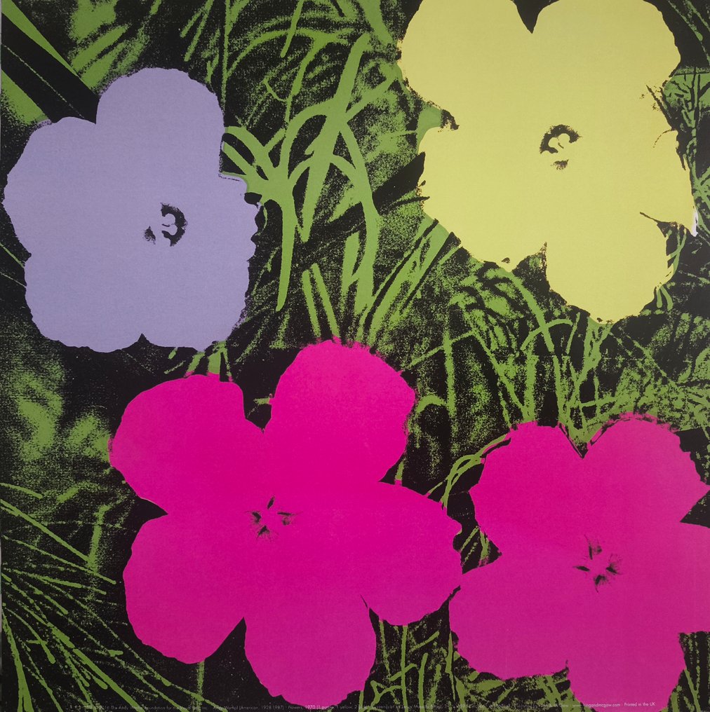 Andy Warhol (1928-1987) (after) - "Flowers" · Set of 8 variants #4.3