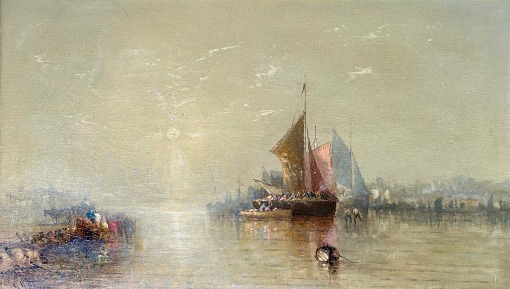 George Garth Fryer (1832-1912) - The French Coast #1.0